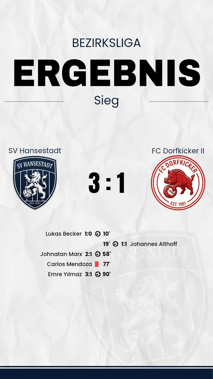 Ergebnis-Vorlage: der Endstand als Grafik – Beispiel 1 als Instagram-Story (9:16)