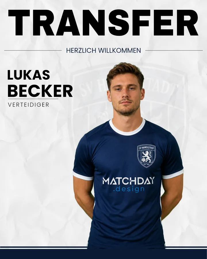 Transfer-Vorlage für Neuzugänge – Beispiel